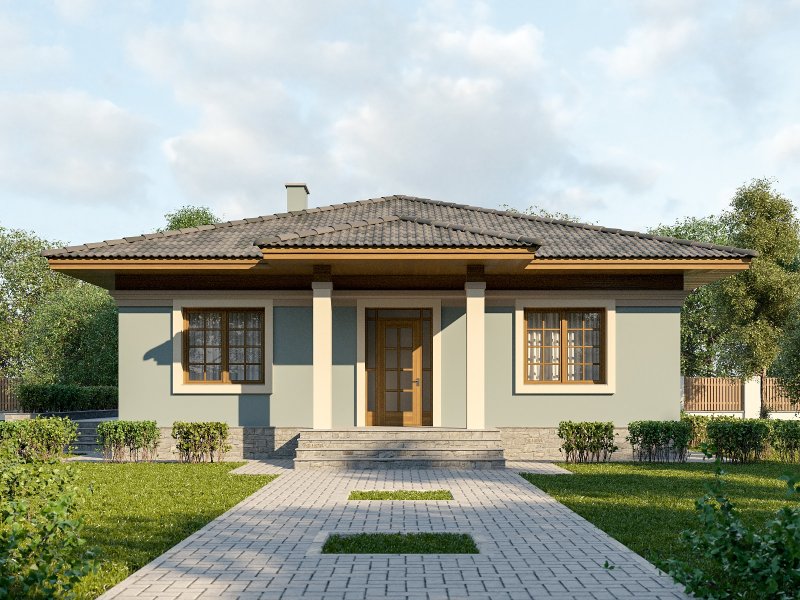 Фотография дома 80 квадратов