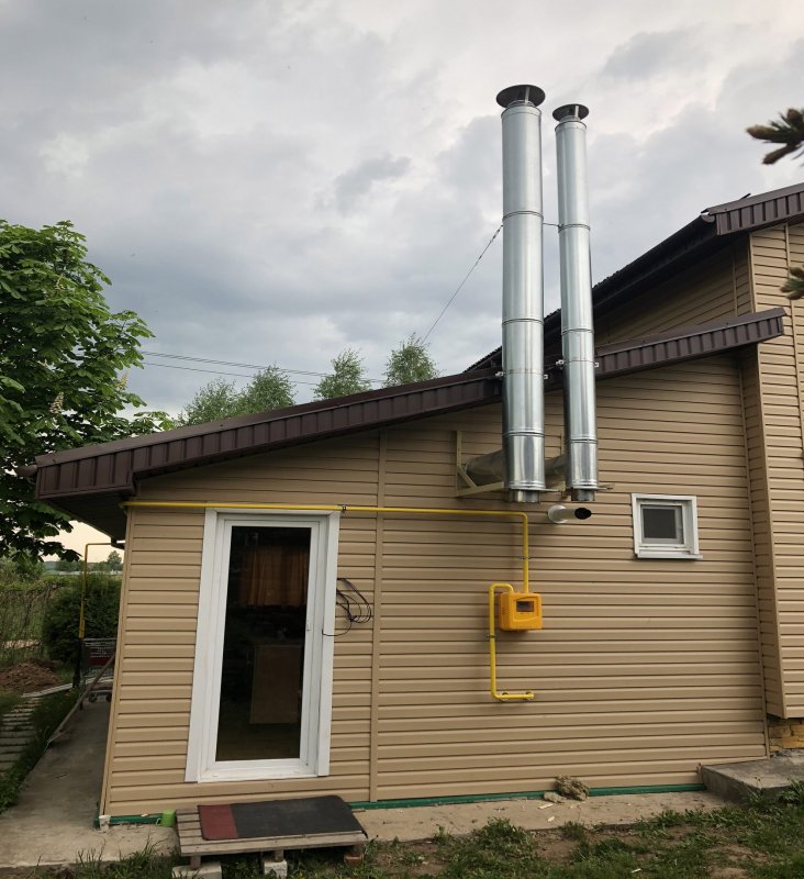 Вентиляционная труба для газового котла