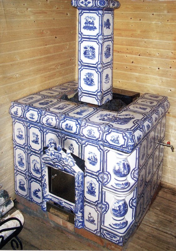 Каминные изразцы Гжель