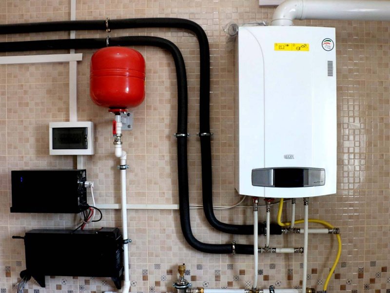 Отопление с газовым котлом в доме