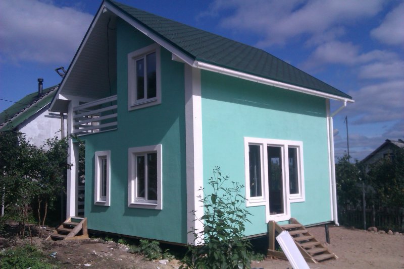 Покрашенные СИП панели