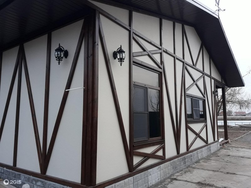 Фасад ЦСП фахверк