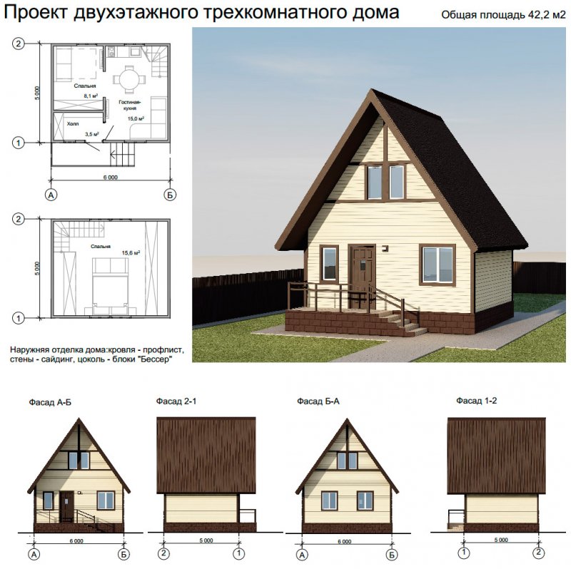 План дачного домика