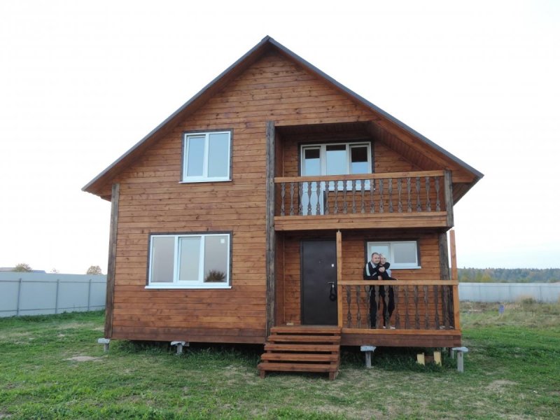 Дачный домик 1.5 этажа