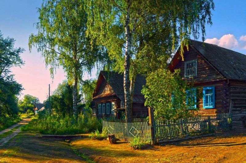 Лето в деревне
