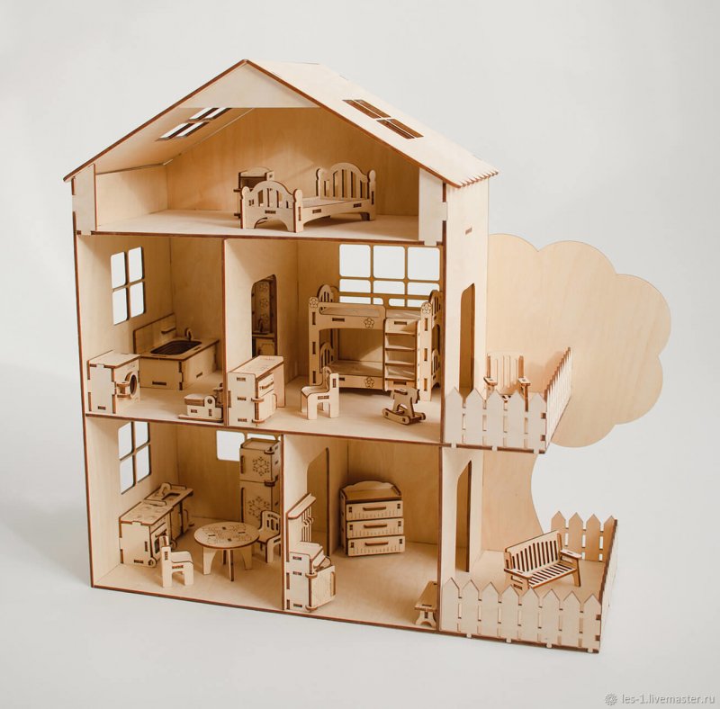 Dollhouse кукольный домик конструктор
