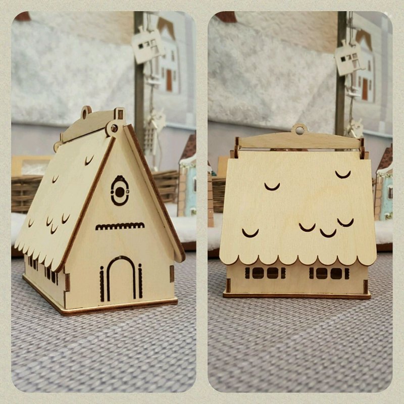 Домик из фанеры