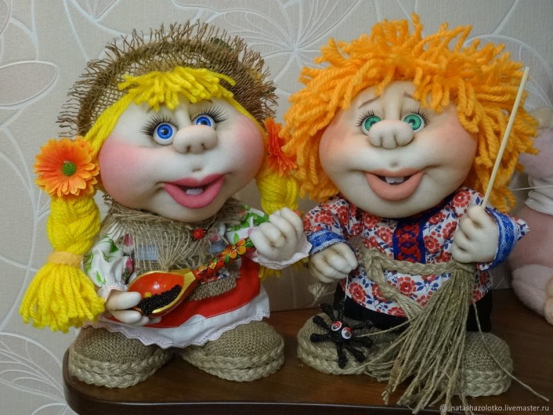 Куклы из колготок Домовенок