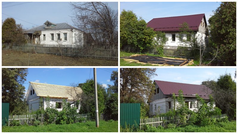Перестройка старого дома в деревне
