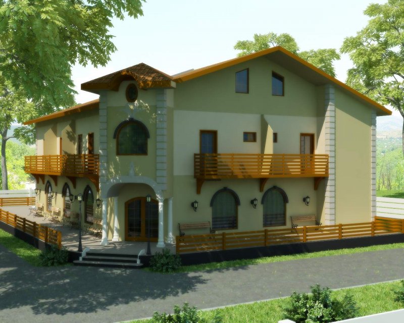 Мини гостиница 2 этажа