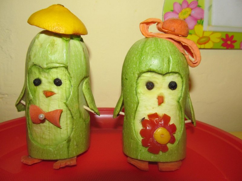 Поделки из кабачка для детского сада