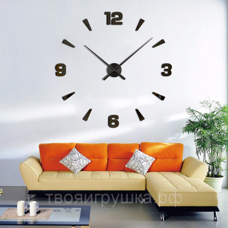 DIY Clock настенные 3d часы боль