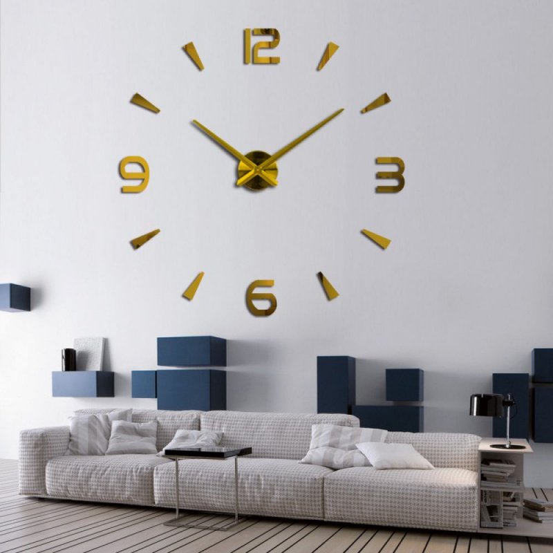 Самоклеющиеся 3d часы "DIY Clock" al021-b