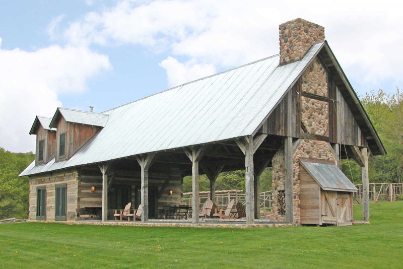 Дом-сарай Barn House фахверк