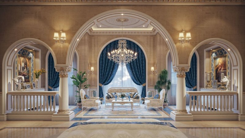Luxury Mansion Interior спальни