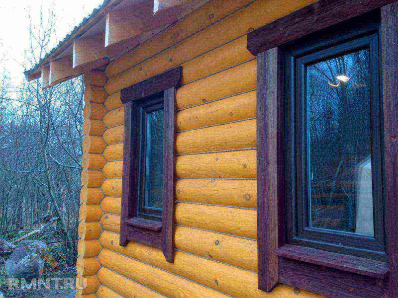 Деревянные откосы на окна наружные
