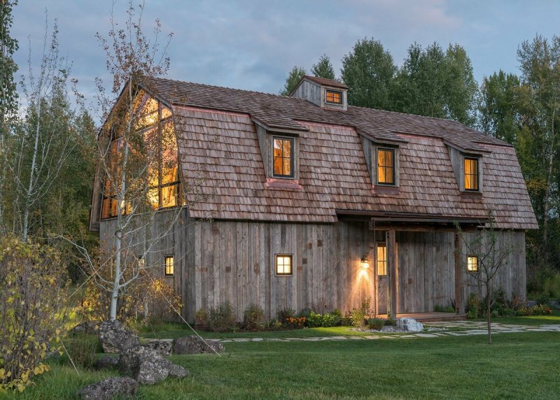Дом-сарай Barn House внутри