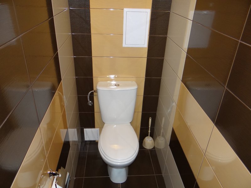 Отделка туалета в панельном доме