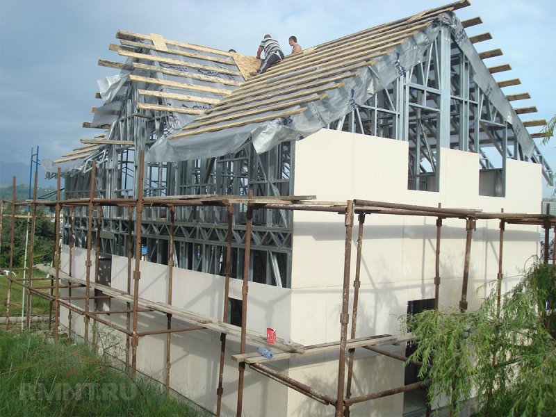 Каркасный дом ЛСТК Стройхлам