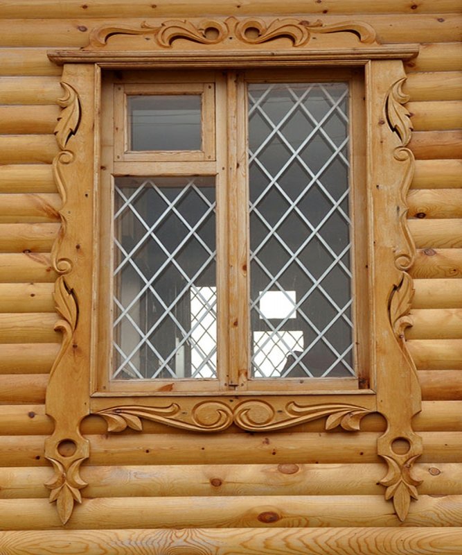 Наличники на окна в деревянном доме