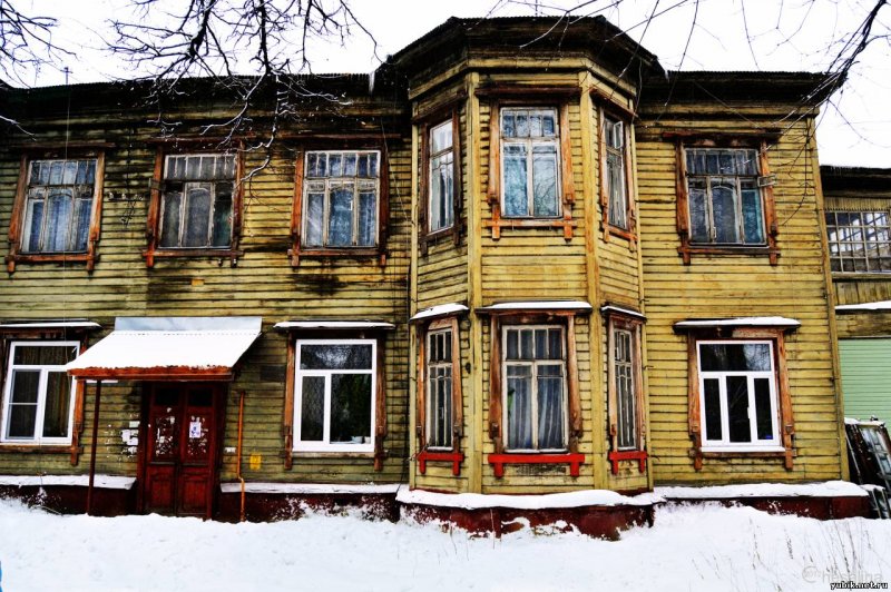 Советский деревянный дом