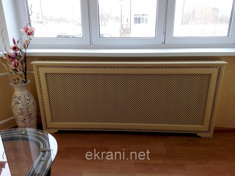 Декоративный экран для батареи отопления
