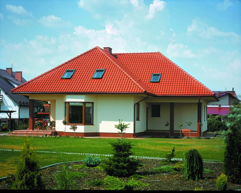 Черепица Браас красная