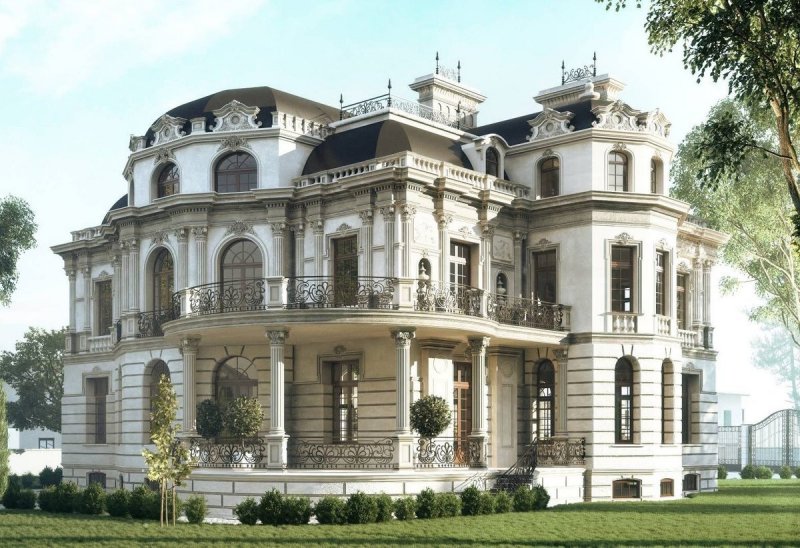 Дача Ампир, классицизм, Барокко