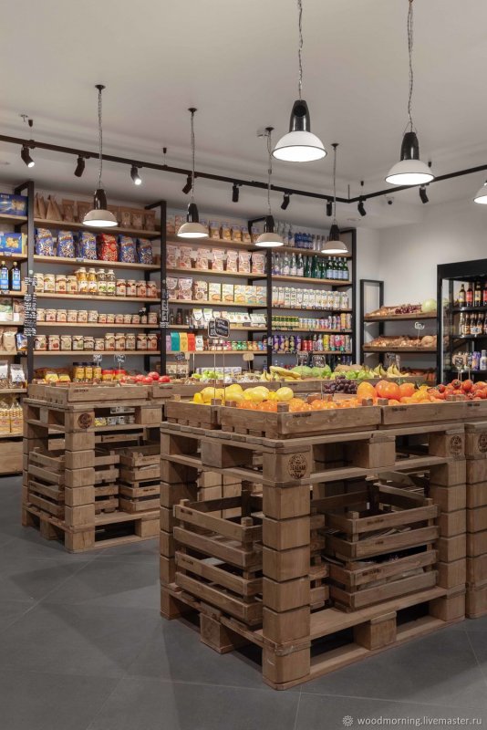 Стеллажи для продуктового магазина