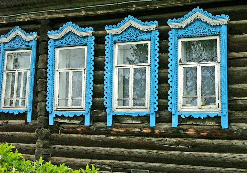 Деревенские наличники