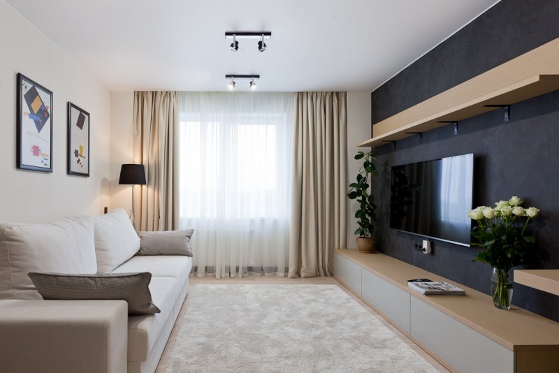 Интерьер гостиной 16 м2