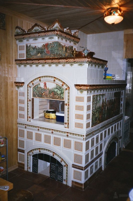 Декоративные русские печи