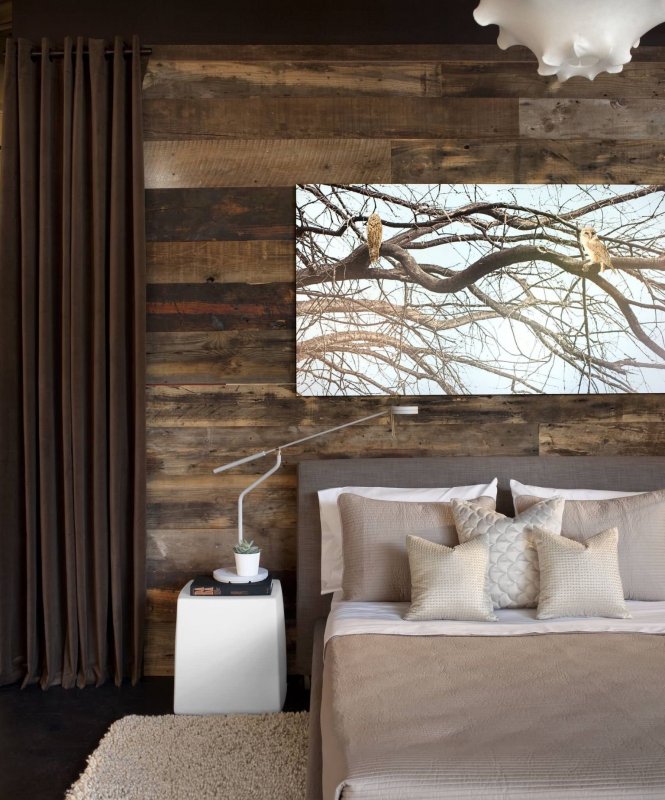 Rustic Wood Decor спальня