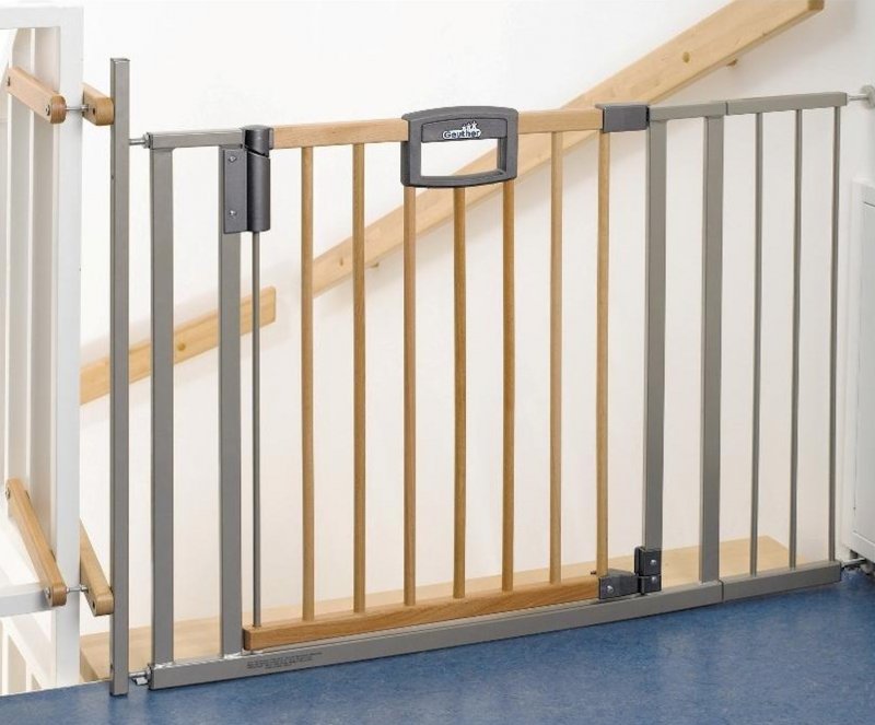Geuther ворота безопасности easy Lock Wood 84,5 - 92,5 см