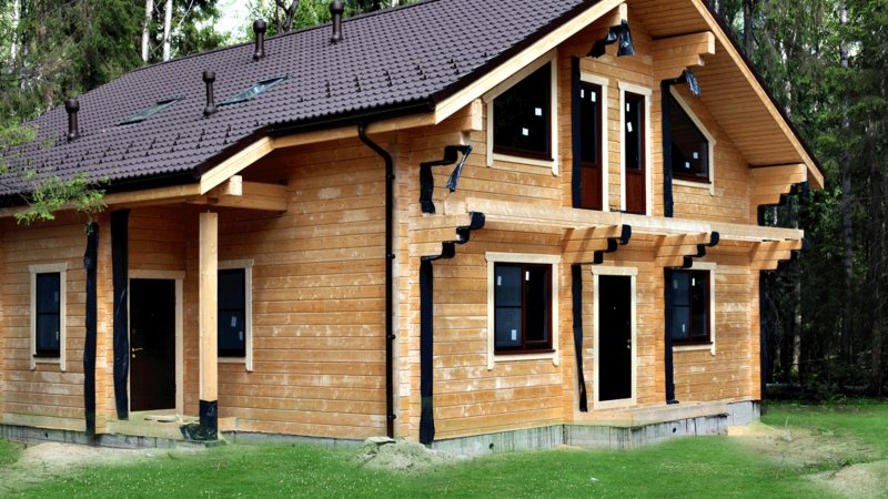 Постройка домов из бруса