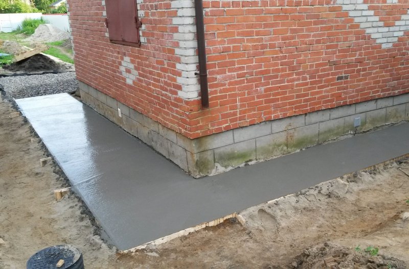 Бетонирование отмостки