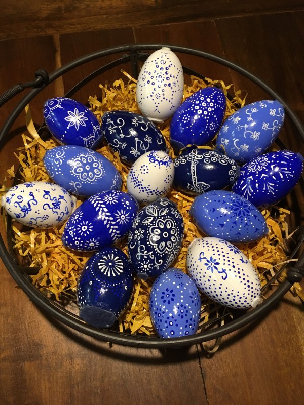 Красивые пасхальные яйца