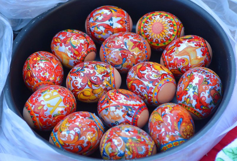 Пасхальные яйца Россия