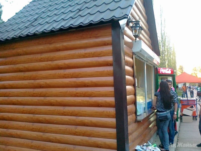 Металлический сайдинг под бревно МЕТАЛЛПРОФИЛЬ