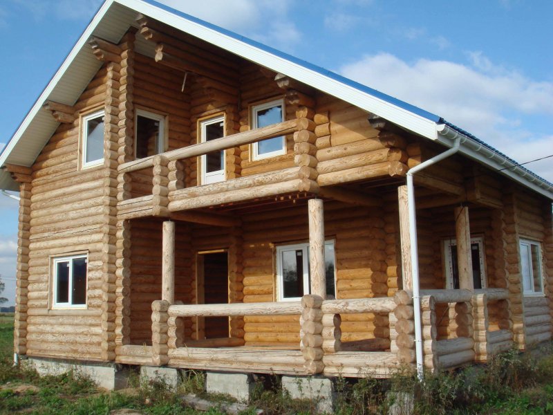Сибирский бревенчатый дом