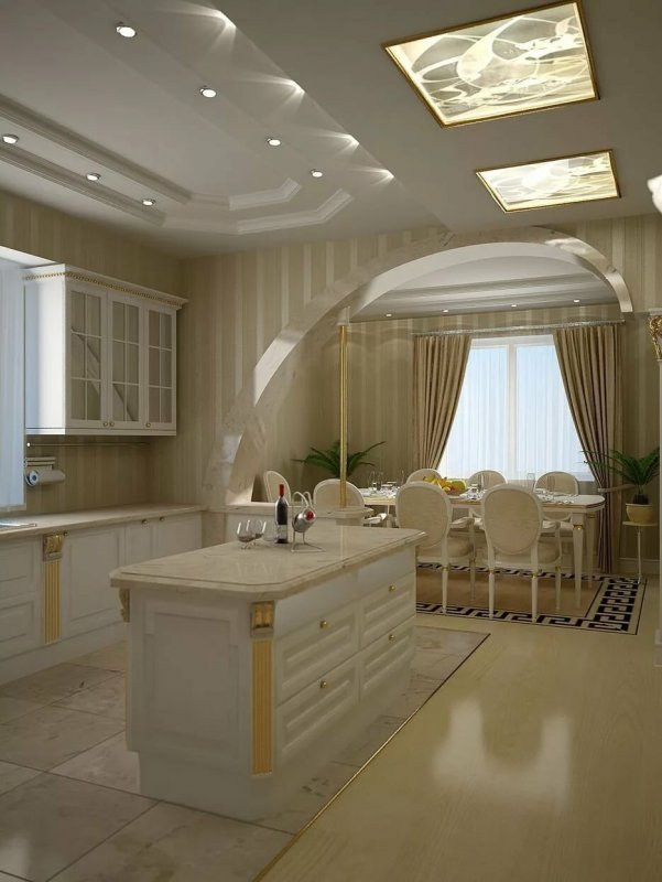 Красивые кухни столовые