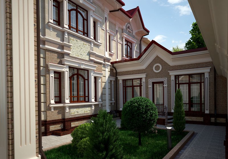 Ташкент уйлари фасад