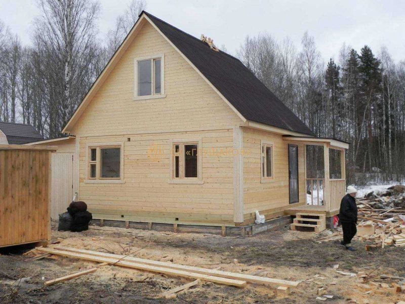 Дом из бруса 6x10м