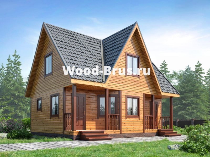 Дом баня 6х6 из бруса 150х150