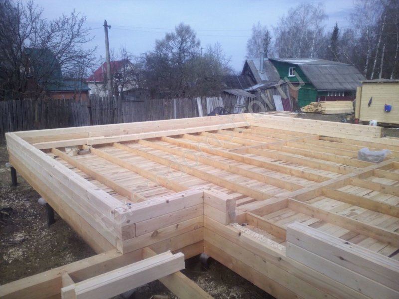 Лаги для пола из бруса 50х150х6000