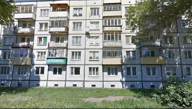 Фото фасада пятиэтажного дома чешки