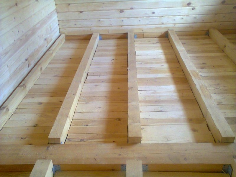 Лаги для пола из бруса 50х150х6000