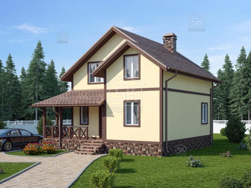 Каркасный дом 150 м2