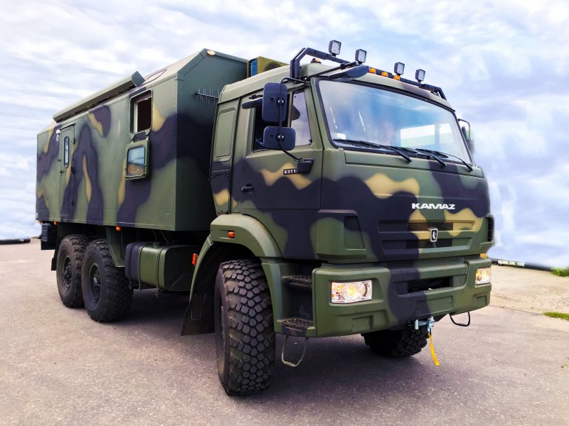 КАМАЗ дом внутри