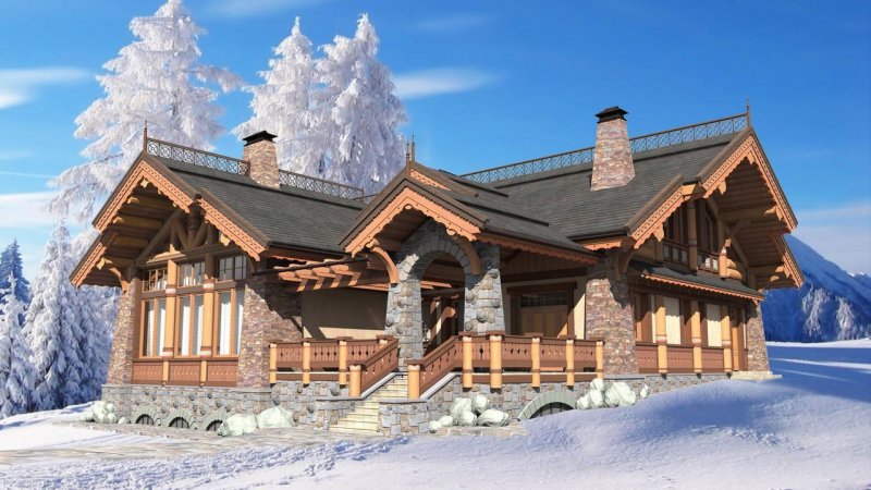 Post and Beam канадский стиль